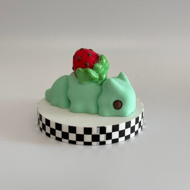 Blushing Berry Snail 3D Printed Fidget Collectable