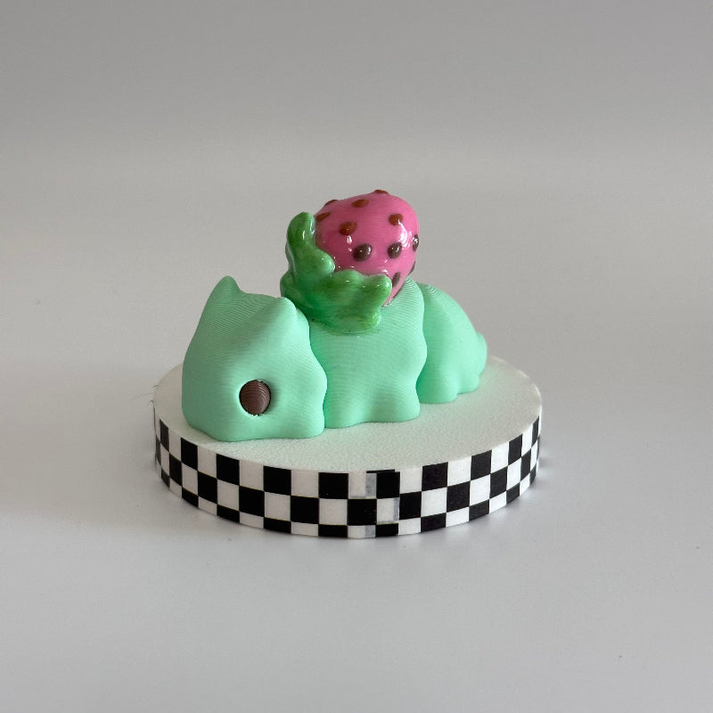 Strawberry Spritz Snail 3D Printed Fidget Collectable