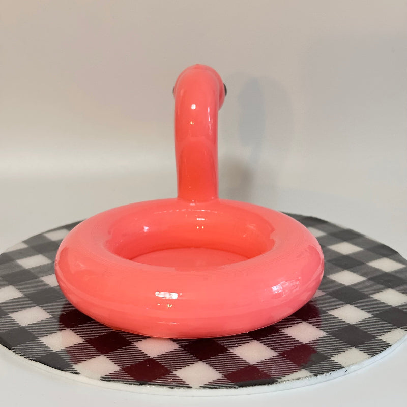 Flossie the Flamingo Floatie 3D Printed Trinket Tray Shelfie