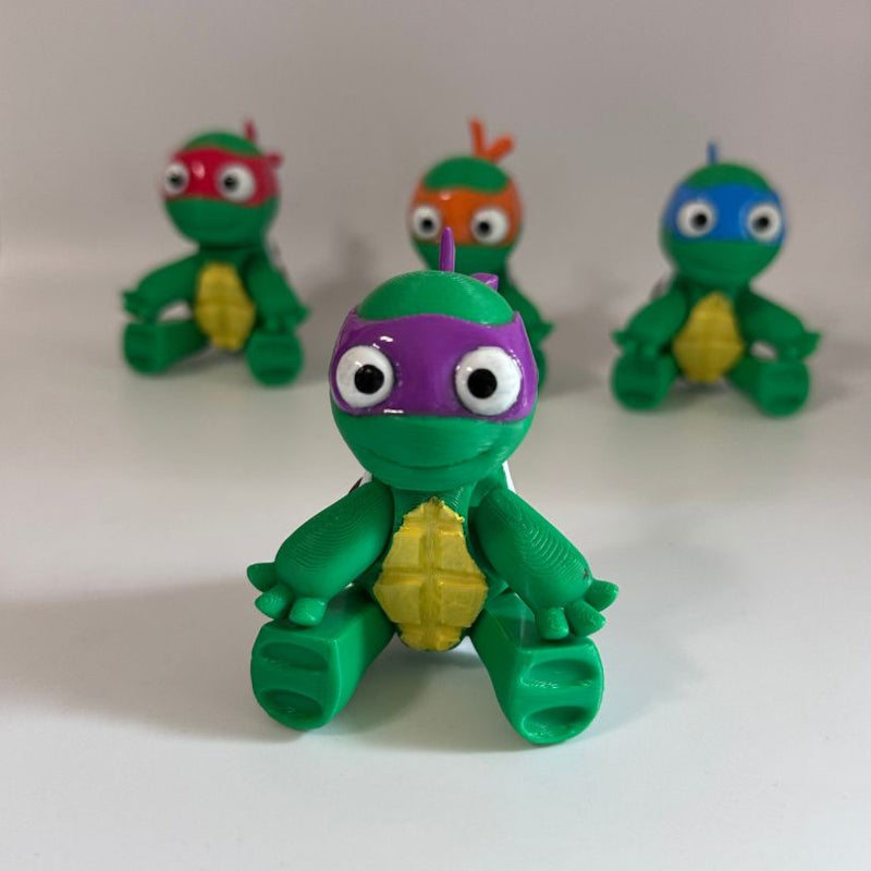 Purple Ninja Turtle 3D Printed Fidget Collectable