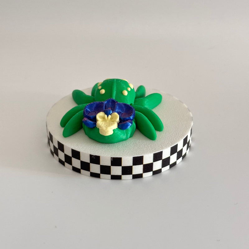 Orchid Bloom Leaper 3D Printed Fidget Spider Collectable