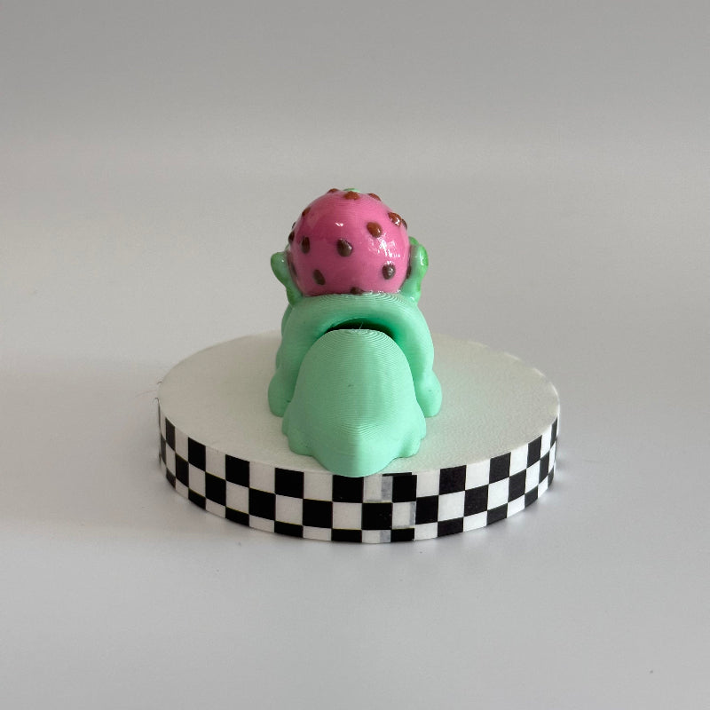 Strawberry Spritz Snail 3D Printed Fidget Collectable