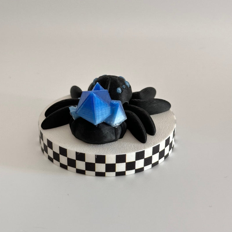 Azure Shard Jumper 3D Printed Fidget Spider Collectable