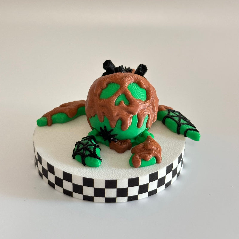 Caramella the Poison Apple Turtle 3D Printed Fidget Collectable