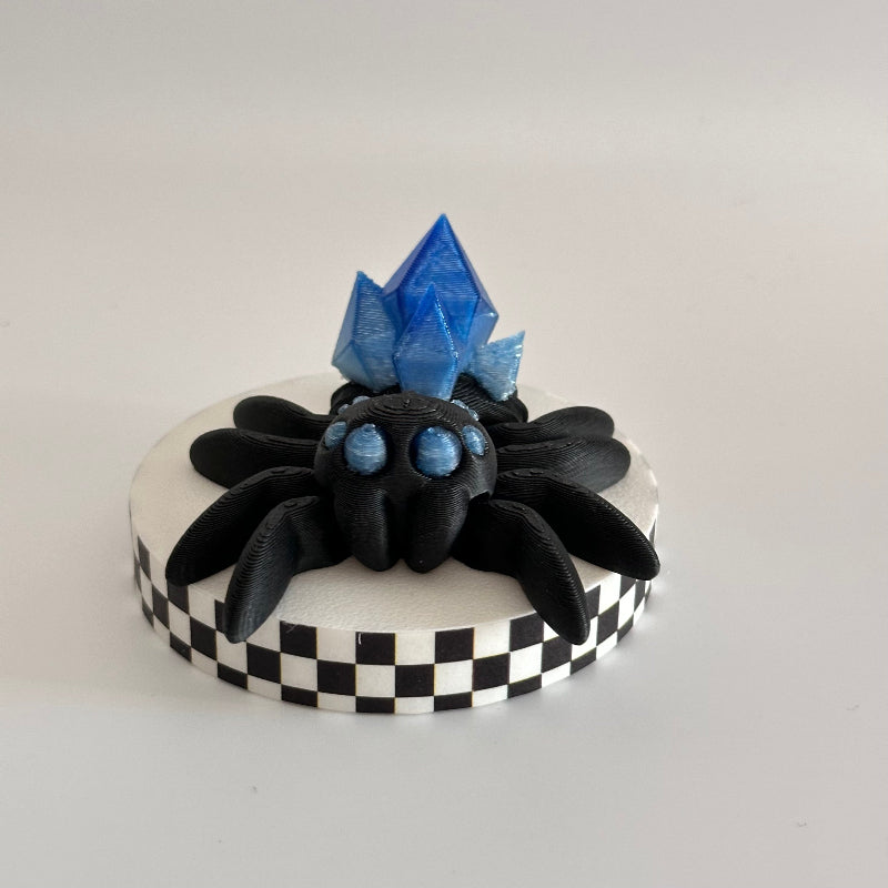 Azure Shard Jumper 3D Printed Fidget Spider Collectable