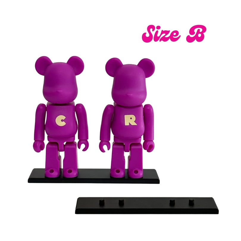 Custom 3D Printed Bearbrick Extra Small Display Stand for Collectors b