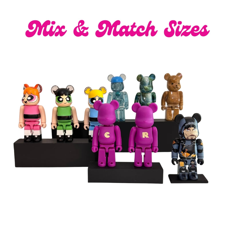Custom 3D Printed Bearbrick Medium Display Stand for Collectors