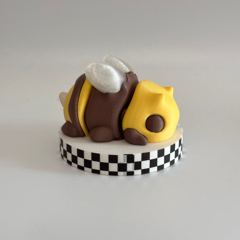 Bumblesweet the Honey Bee 3D Printed Fidget Collectable