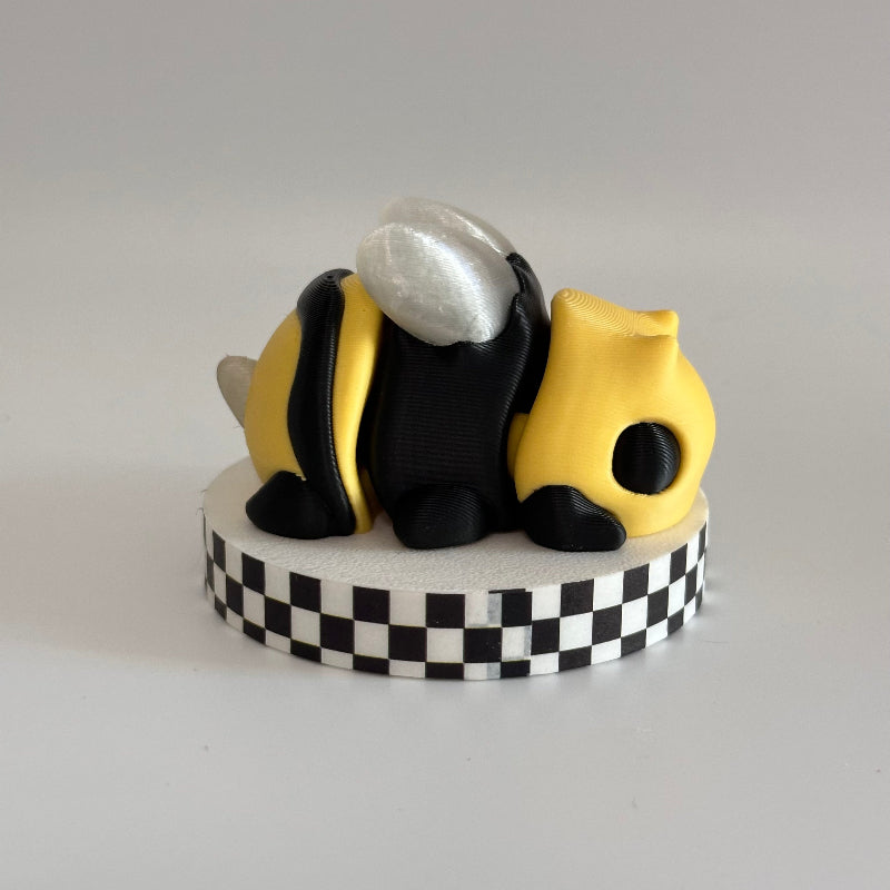 Buzzlet the Bumble Bee 3D Printed Fidget Collectable