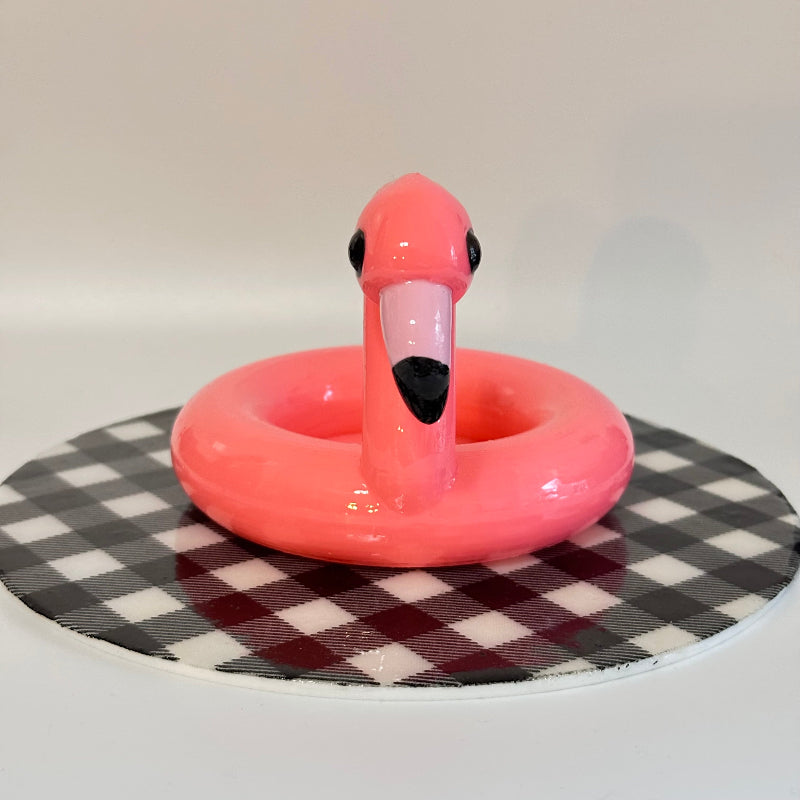Flossie the Flamingo Floatie 3D Printed Trinket Tray Shelfie