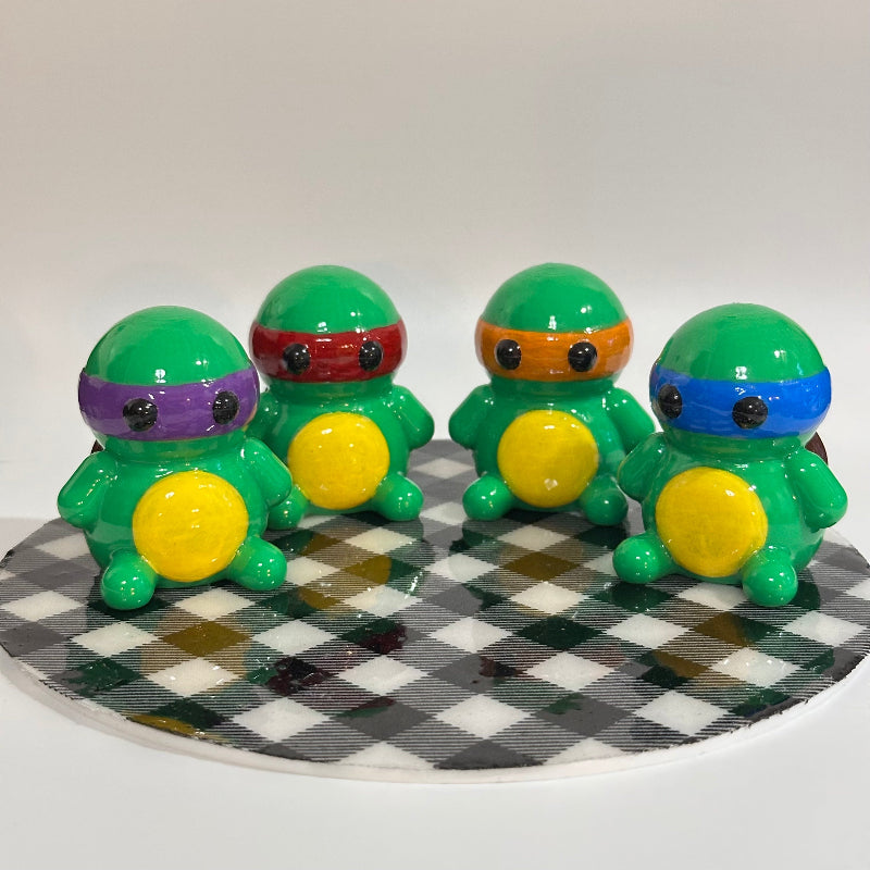 Chibi Ninja Turtles 3D Printed Collectable