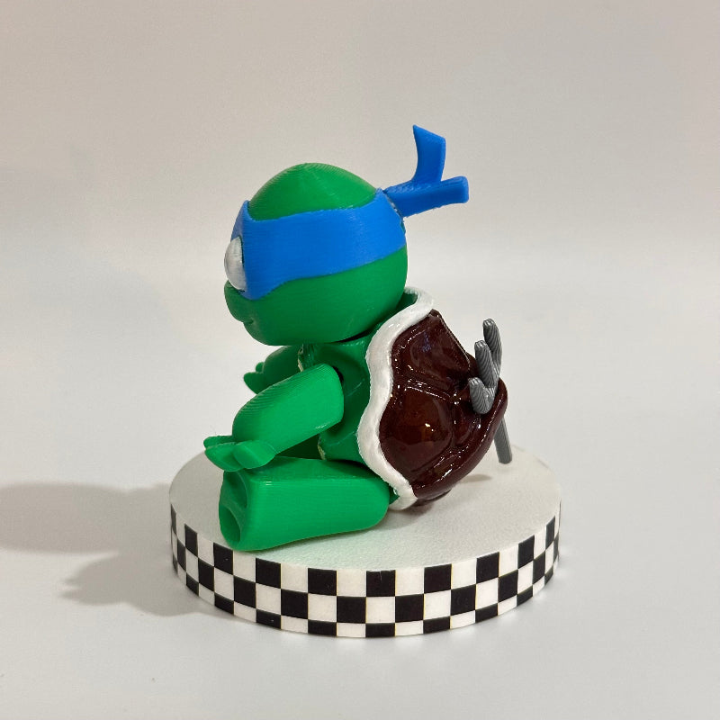 Blue Ninja Turtle 3D Printed Fidget Collectable