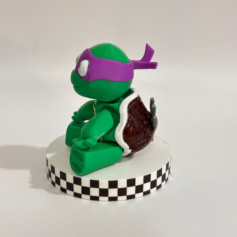 Purple Ninja Turtle 3D Printed Fidget Collectable