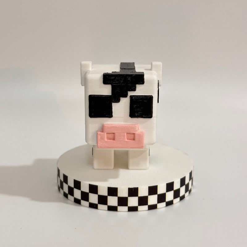 Minecraft Cow 3D Printed Shelfie Collectable
