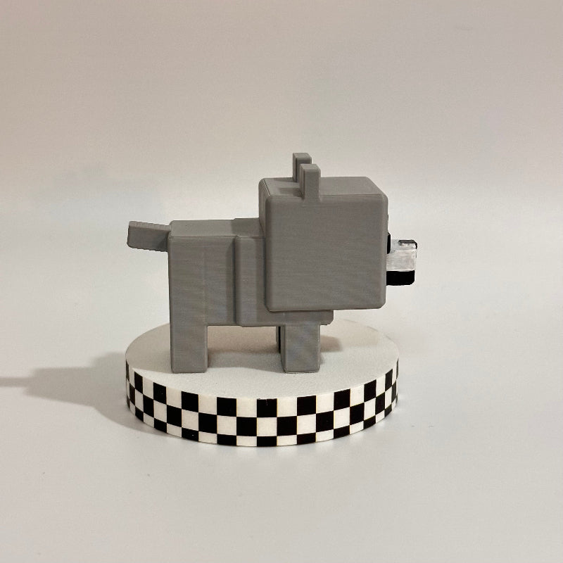 Minecraft Wolf 3D Printed Shelfie Collectable