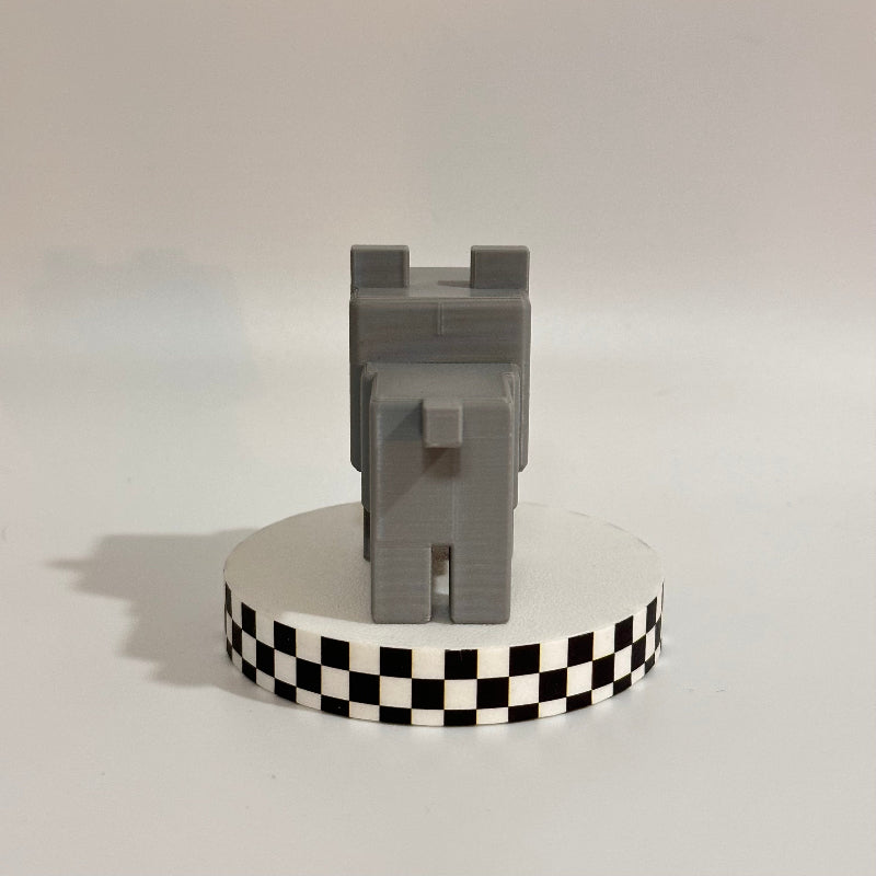 Minecraft Wolf 3D Printed Shelfie Collectable