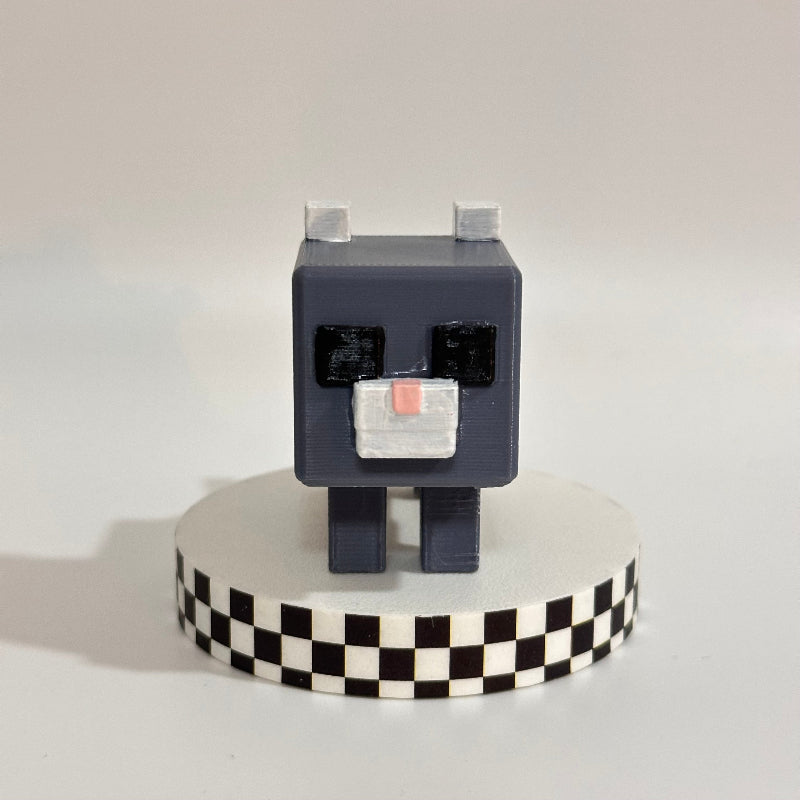 Minecraft Cat 3D Printed Shelfie Collectable