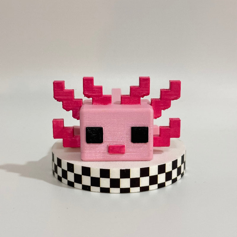 Minecraft Axolotl 3D Printed Shelfie Collectable