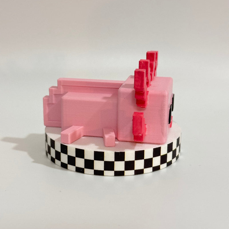 Minecraft Axolotl 3D Printed Shelfie Collectable