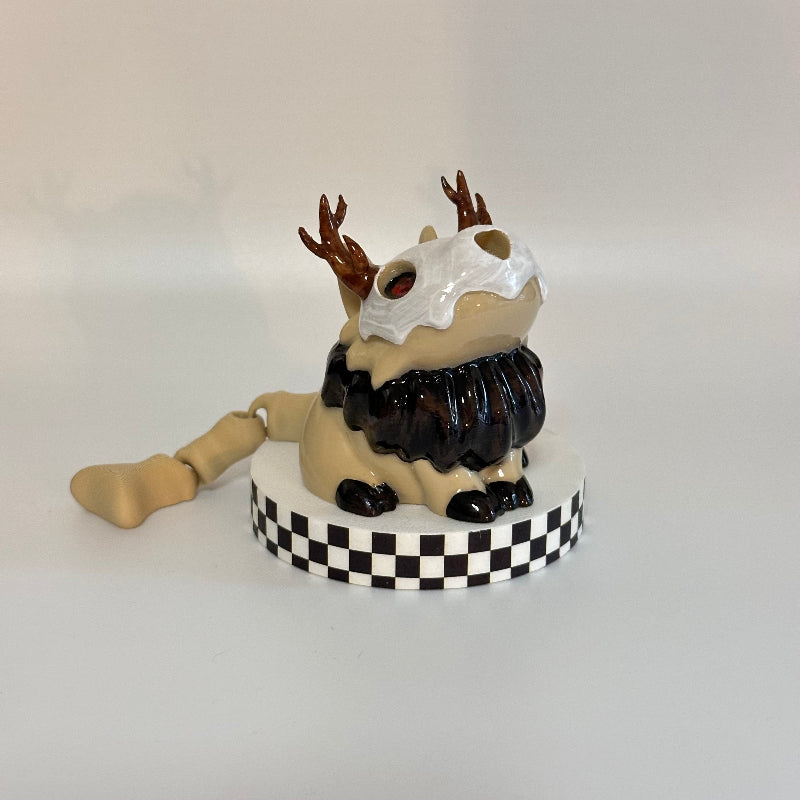 FableFang the Chibi Wendigo 3D Printed Fidget Cryptid Collectable