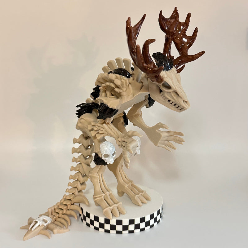 Skullspire The 3D Printed Fidget Collectable Cryptid Wendigo