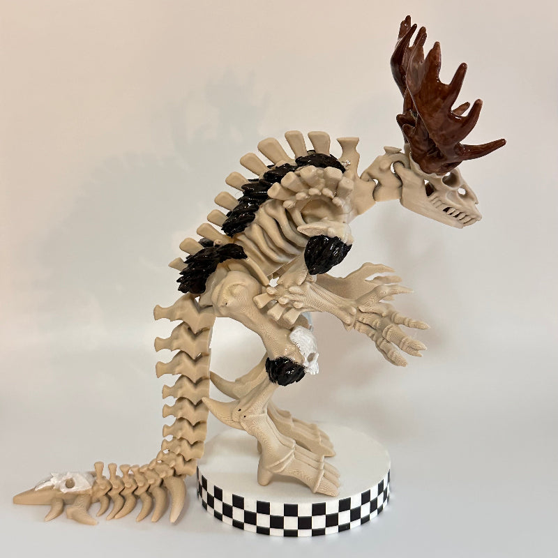 Skullspire The 3D Printed Fidget Collectable Cryptid Wendigo