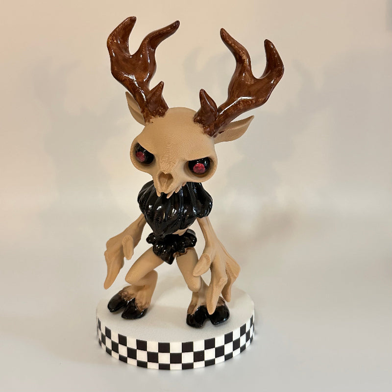 Blackthorn 3D Printed Fidget Collectable Cryptid Wendigo