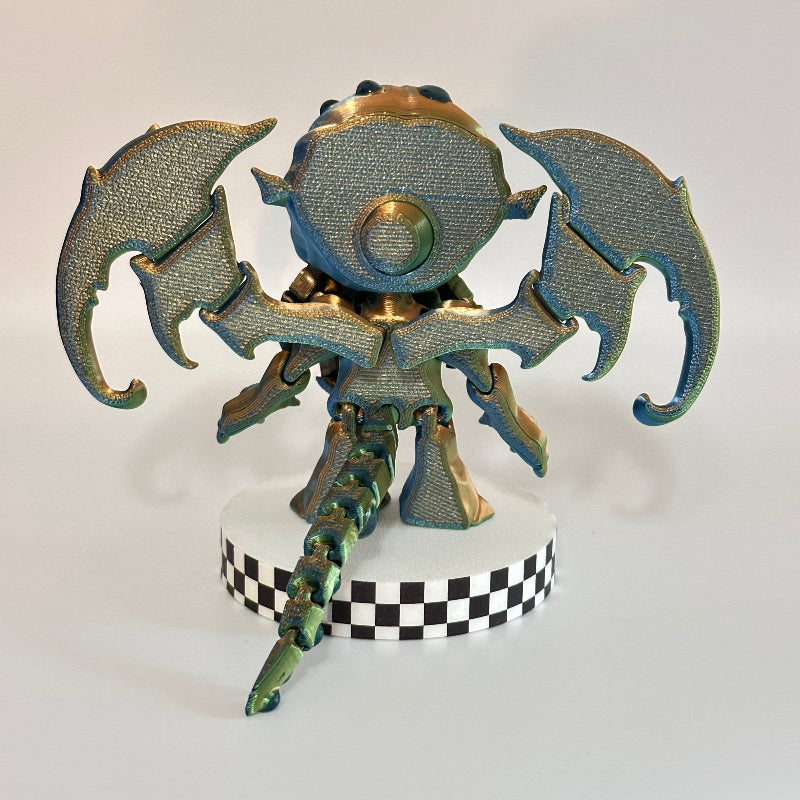 Auroral Tempest 3D Printed Fidget Collectable Cthulhu