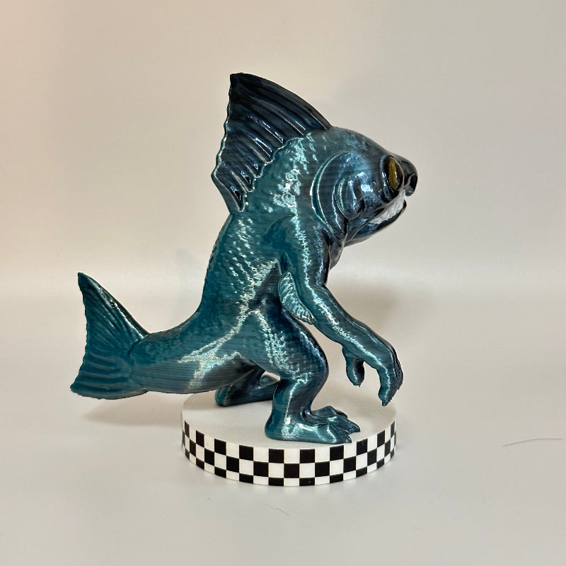 Tideborne Paradox FishMan 3D Printed Shelfie Collectable