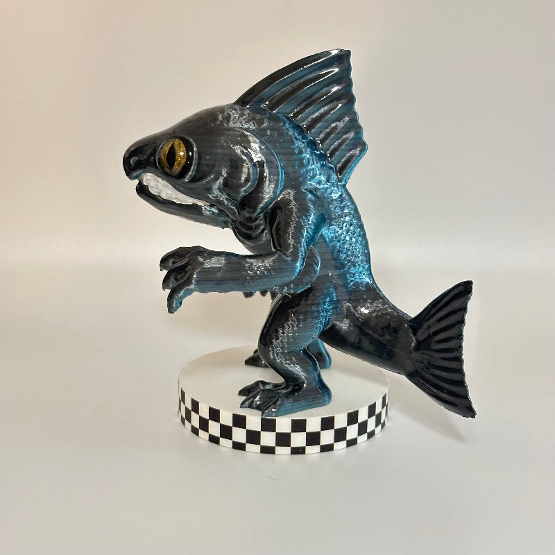 Tideborne Paradox FishMan 3D Printed Shelfie Collectable
