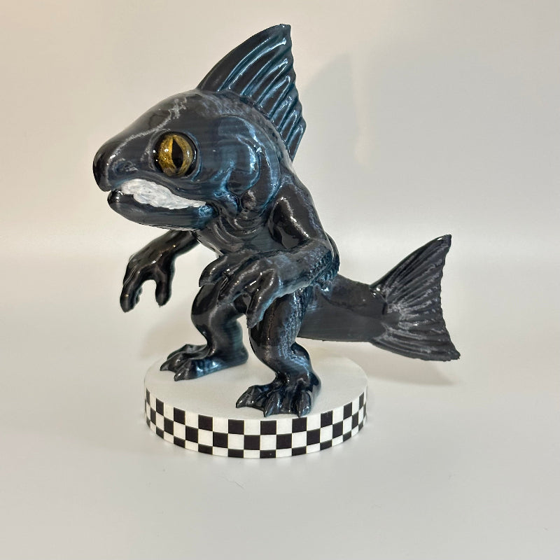 Tideborne Paradox FishMan 3D Printed Shelfie Collectable