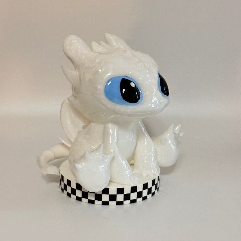 Light Fury 3D Printed Shelfie Collectable