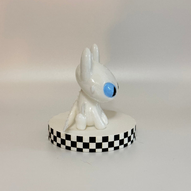 Chibi Light Fury 3D Printed Shelfie Collectable
