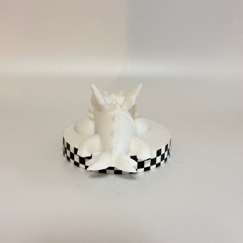 Small Light Fury 3D Printed Fidget Dragon Collectible