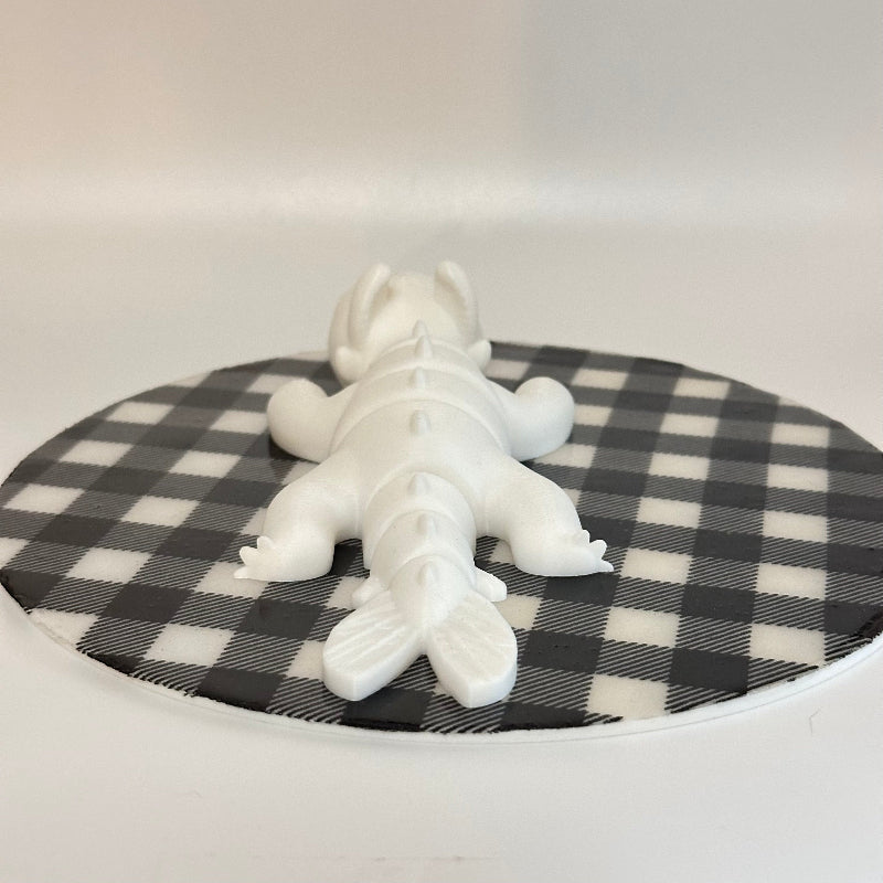 Medium Light Fury 3D Printed Fidget Dragon Collectible