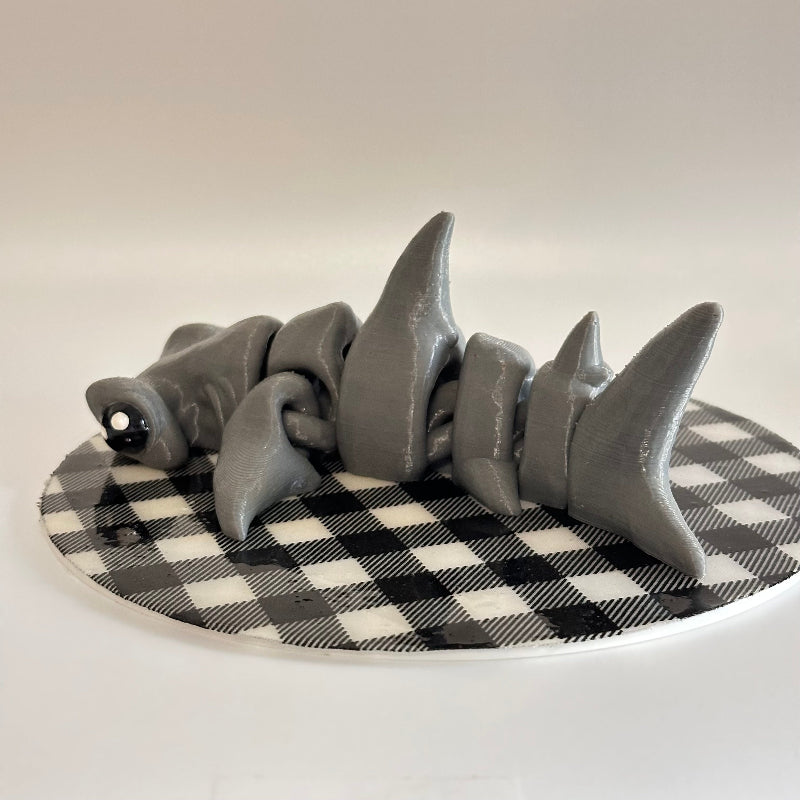 Bonky the Hammerhead 3D Printed Fidget Collectable