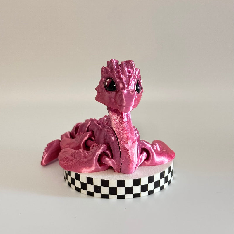 Bubblegum Nessie The Lochness Cryptid 3D Printed Fidget Collectable