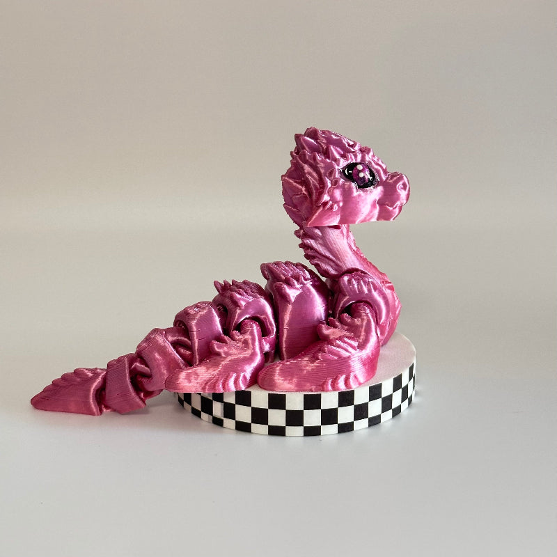 Bubblegum Nessie The Lochness Cryptid 3D Printed Fidget Collectable