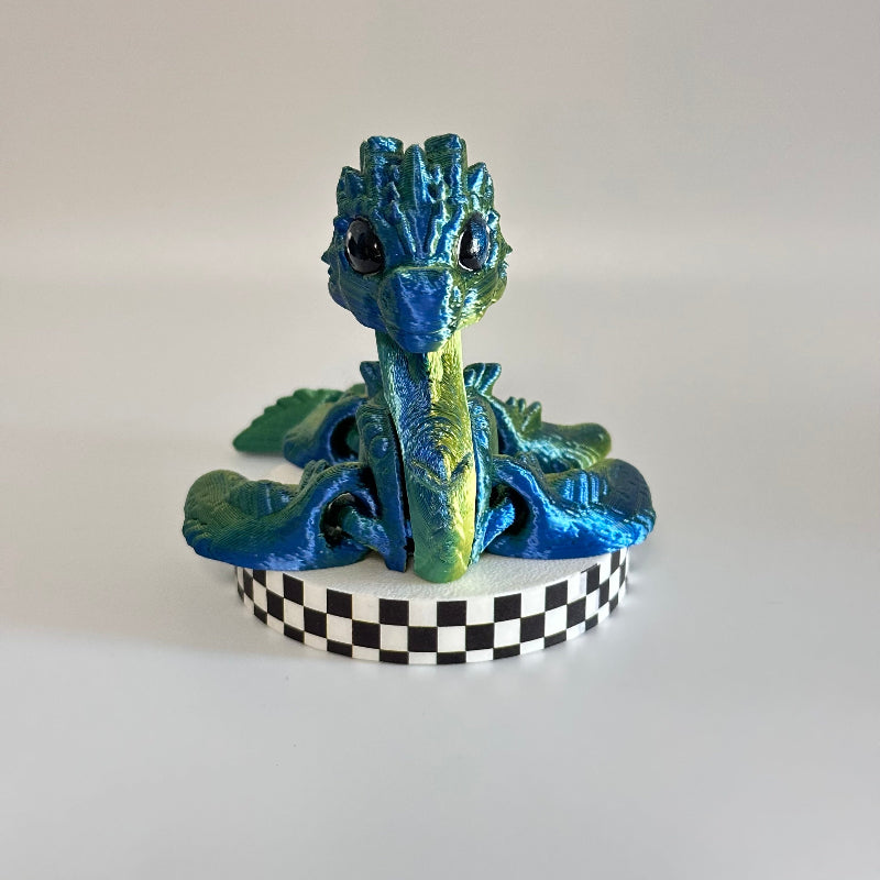 Nessie Noodle The Lochness Monster Cryptid 3D Printed Fidget Collectable