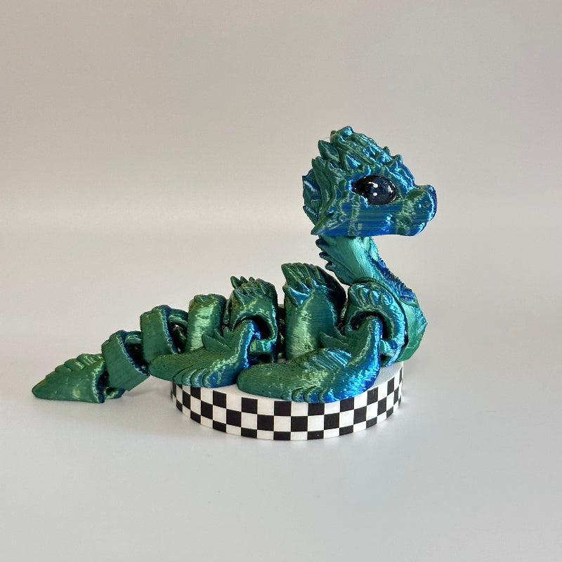 Nessie Noodle The Lochness Monster Cryptid 3D Printed Fidget Collectable