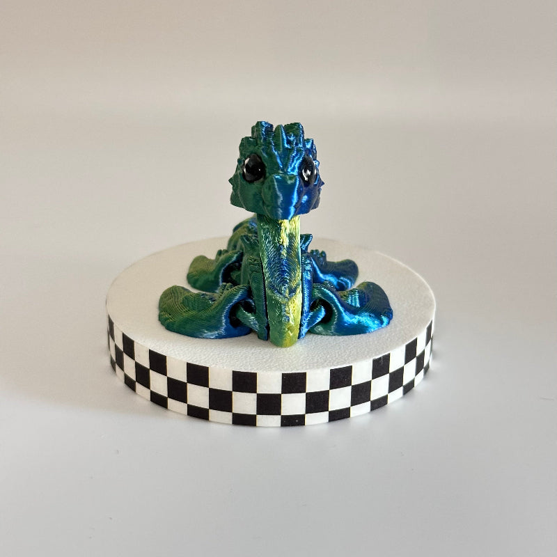 Nessie Noodle The Lochness Monster Cryptid 3D Printed Fidget Collectable