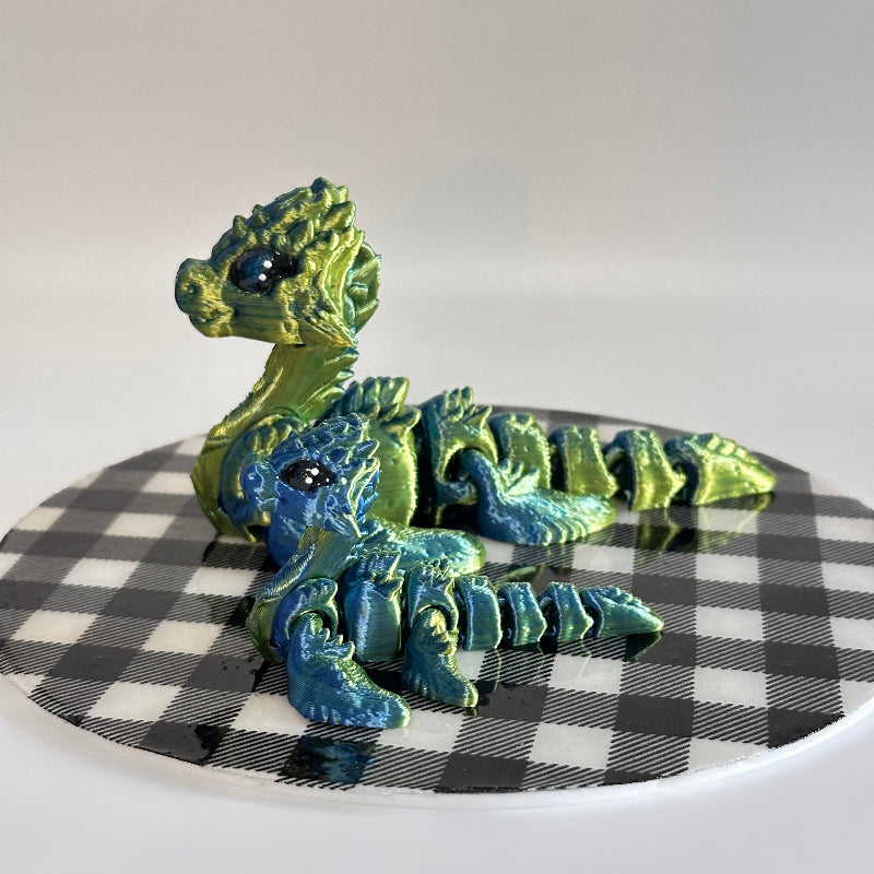 Nessie Noodle The Lochness Monster Cryptid 3D Printed Fidget Collectable