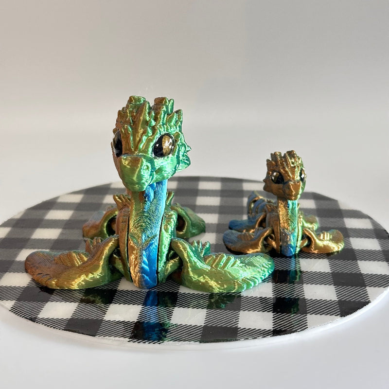 Ripple Nessie The Lochness Cryptid 3D Printed Fidget Collectable