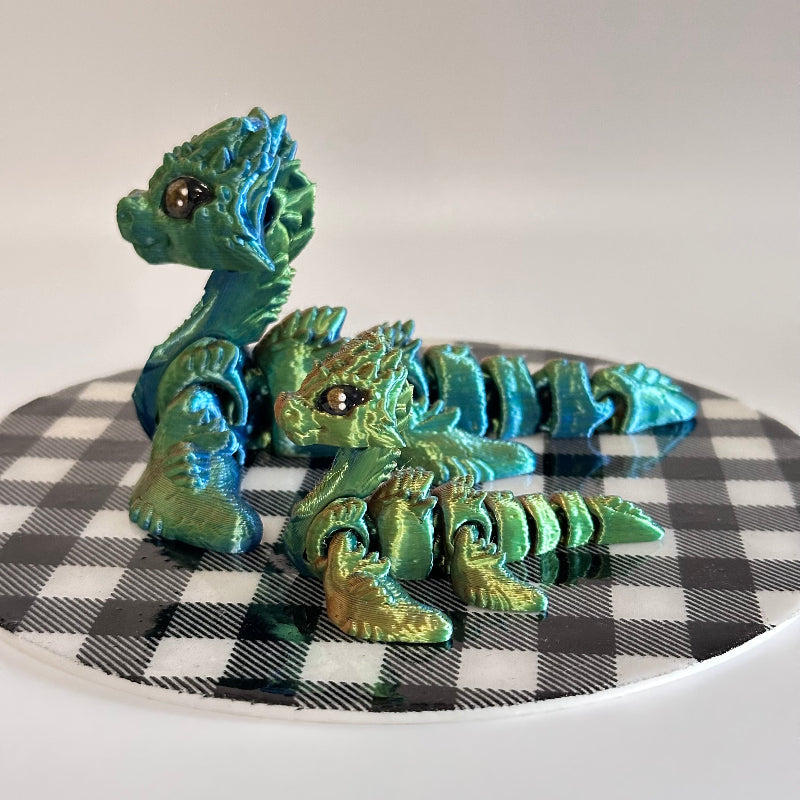 Ripple Nessie The Lochness Cryptid 3D Printed Fidget Collectable