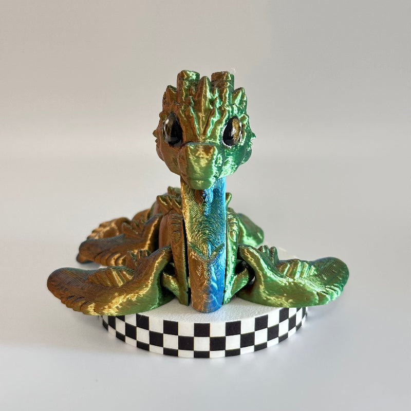 Ripple Nessie The Lochness Cryptid 3D Printed Fidget Collectable