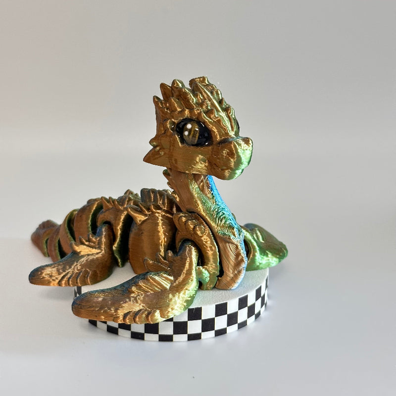 Ripple Nessie The Lochness Cryptid 3D Printed Fidget Collectable