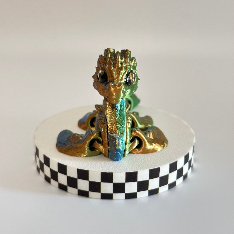 Ripple Nessie The Lochness Cryptid 3D Printed Fidget Collectable