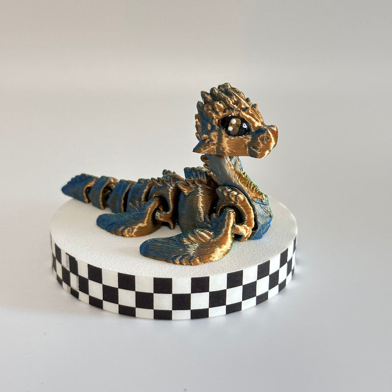 Ripple Nessie The Lochness Cryptid 3D Printed Fidget Collectable