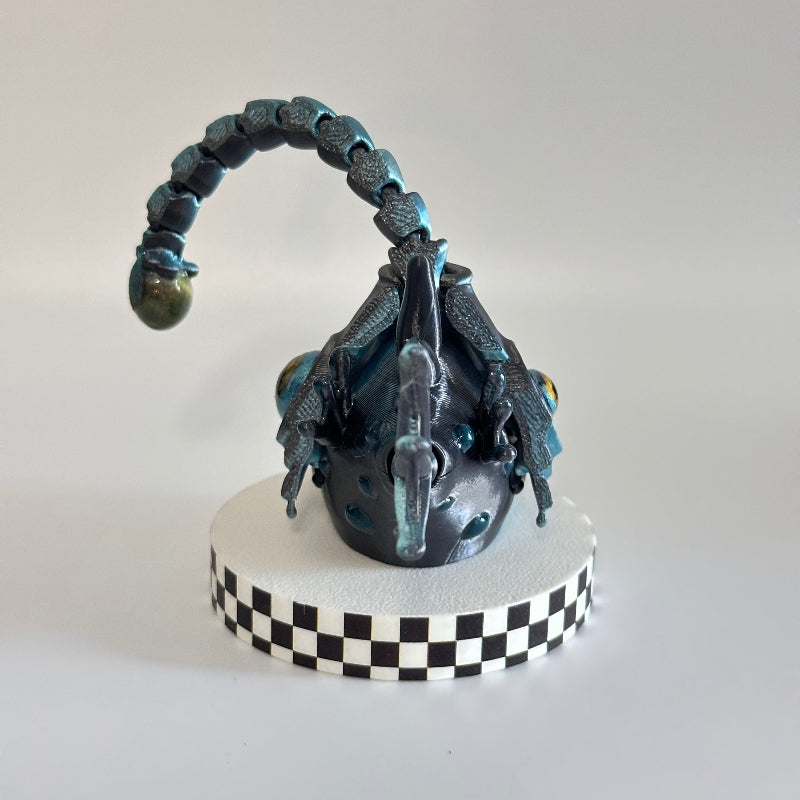 Glowy Gloom Angler Fish 3D Printed Fidget Collectable