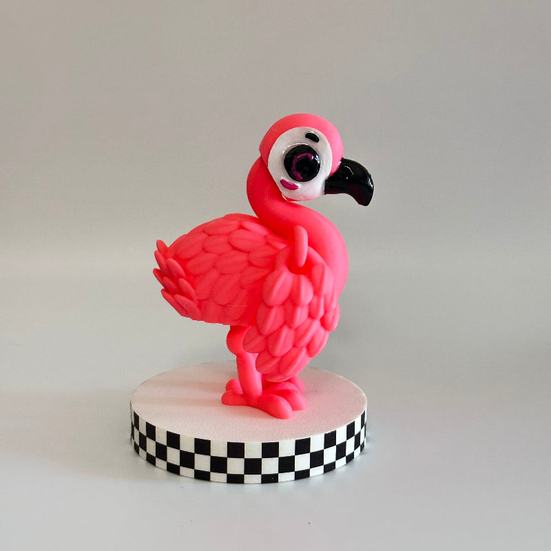 Ziggy The Flamingo 3D Printed Fidget Collectable